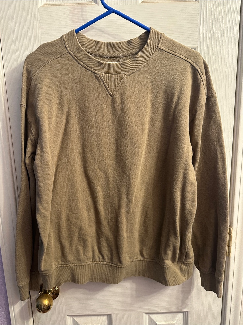 Goodfellow & Co Men's Classic Crewneck Sweatshirt - Dark Taupe